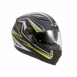 HP5.21 Helmet Arrow Black/Grey/Yellow Fluo