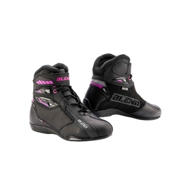 Sporty Aquadry Motorcycle Shoes for lady Black/Fuchsia