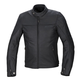 Classic Leather motorcycle jacket Black