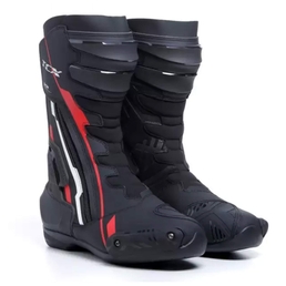 S-TR1 motorcycle boots Black/Red/White