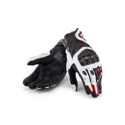 RT-1 motorcycle gloves White/Black/Red