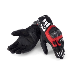 RK-1 Air motorcycle gloves Black/Red/White