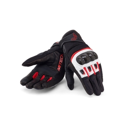 X-TR Air motorcycle gloves White/Red/Black