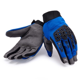 Apex motorcycle gloves Blue Royal/White